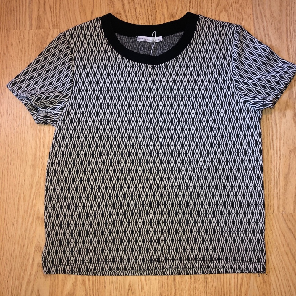 ZARA black and white top